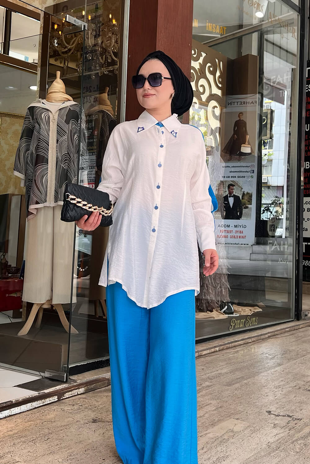 Pureva Viskon Pantalon Tunik Takım 2002 Pureva Viskon Pantalon Tunik Takım 2002